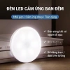 Đèn LED Tròn Cảm Ứng Dán Tường, Chuyển Động, Pin Sạc – 39.000₫