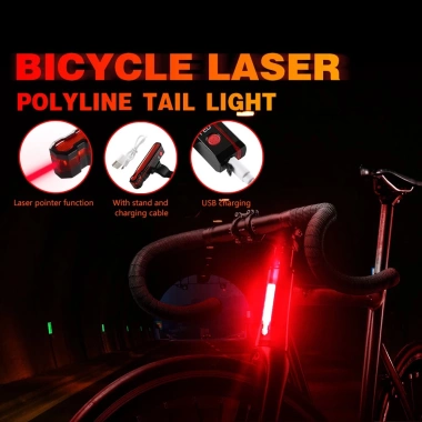 Đèn LED USB Chống Nước Xe Đạp – Đèn Hậu Cảnh Báo An Toàn, Giá 253.000 VND 2