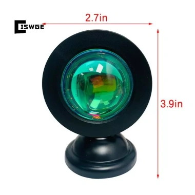 Đèn LED USB Hoàng Hôn - Máy chiếu neon đa năng, trang trí phòng ngủ, phòng khách, đèn ngủ di động, tạo không gian tâm trạng 5