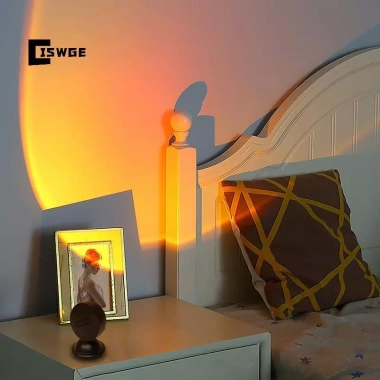 Đèn LED USB Hoàng Hôn - Máy chiếu neon đa năng, trang trí phòng ngủ, phòng khách, đèn ngủ di động, tạo không gian tâm trạng 6