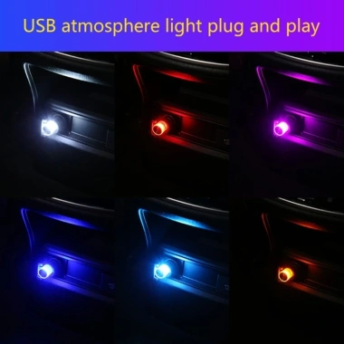 Đèn LED USB Nội Thất Ô Tô - Tâm Trạng, Điều Chỉnh Độ Sáng, Năng Lượng Thấp, Giá 38.486₫ 8