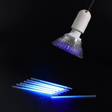 Đèn LED UV 220V Tím, Đèn Tia Cực Tím Chống Hàng Giả Dùng cho Giày Kim - 254,100₫ 6