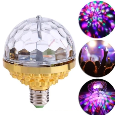 Đèn LED xoay 360° 7 màu vũ trường, nháy chớp theo nhạc, đui xoáy E27 - 13.531₫ Đèn LED xoay 360° 7 màu vũ trường, nháy chớp theo nhạc, đui xoáy E27 - 13.531₫