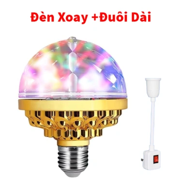 Đèn LED xoay 360° 7 màu vũ trường, nháy chớp theo nhạc, đui xoáy E27 - 13.531₫ 8 Đèn LED xoay 360° 7 màu vũ trường, nháy chớp theo nhạc, đui xoáy E27 - 13.531₫ 8