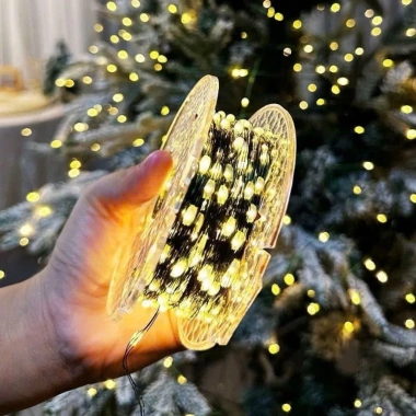 Đèn Led Xương Cá Đom Đóm Dây Trang Trí Noel Giáng Sinh Tết - Giá ưu đãi 199.000đ