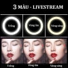 Đèn livestream để bàn 3 kẹp giá rẻ DC4.761 - Đèn quay video chụp ảnh kèm đỡ điện thoại 5
