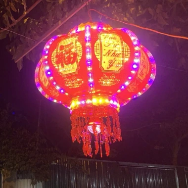 Đèn Lồng Cầu Điện Xoay 360 Chữ Nổi Lấp Lánh 100cm - Mẫu Mới Trang Trí Tết, Giá Ưu Đãi 299.999₫