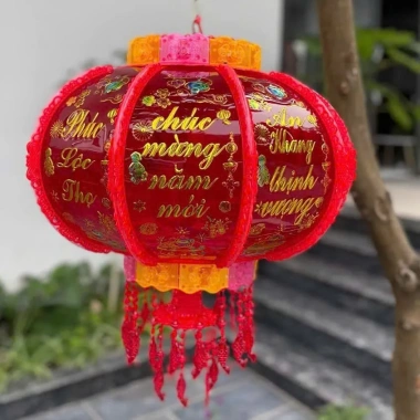 Đèn Lồng Cầu Xoay 360 Chữ Nổi Lấp Lánh 3D - Decor Tết 2.026 Phiên Bản Mới Giá 289.000₫ 8