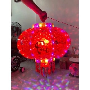 Đèn Lồng Điện Cầu Xoay 360 Đèn LED 3D Trang Trí Tết Chữ Nổi Tiếng Giảm Giá Đặc Biệt 185k