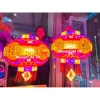 Đèn lồng điện tự xoay VIP PRO LED lấp lánh viền vàng, cầu meka đúc, size 60-100, giá ưu đãi 529k 9