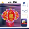 Đèn Lồng Điện Xoay 360 LED 3D Trang Trí Tết Chữ Việt Nổi - Giá chỉ 333.750 VND 7