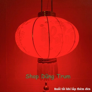 Đèn Lồng Đỏ Vải Nhung Treo Tết Chữ Chúc Mừng Năm Mới Như Ý Giá Ưu Đãi 74.999