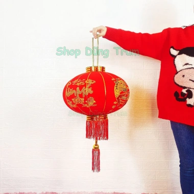 Đèn Lồng Đỏ Vải Nhung Treo Tết Chữ Chúc Mừng Năm Mới Như Ý Giá Ưu Đãi 74.999 10 Đèn Lồng Đỏ Vải Nhung Treo Tết Chữ Chúc Mừng Năm Mới Như Ý Giá Ưu Đãi 74.999 10