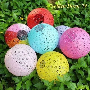 Đèn lồng giấy hoa văn ánh sáng xuyên qua - Trang trí lễ hội, Tết, sự kiện, chỉ 18.000 VND