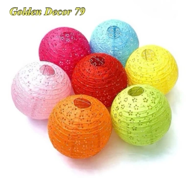 Đèn lồng giấy hoa văn ánh sáng xuyên qua - Trang trí lễ hội, Tết, sự kiện, chỉ 18.000 VND