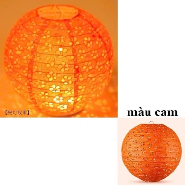 Đèn lồng giấy hoa văn ánh sáng xuyên qua - Trang trí lễ hội, Tết, sự kiện, chỉ 18.000 VND