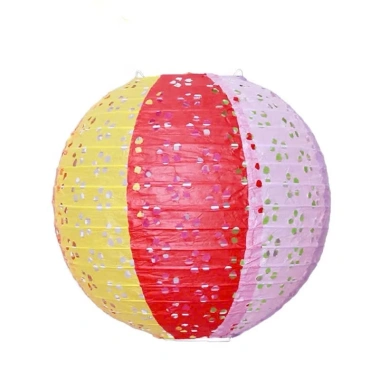 Đèn lồng giấy hoa văn ánh sáng xuyên qua - Trang trí lễ hội, Tết, sự kiện, chỉ 18.000 VND