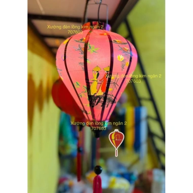 Đèn Lồng Hội An Phong Cảnh Đẹp - Trang Trí Nhà Cửa, Chùa Miếu Giá Tốt 25000đ 12
