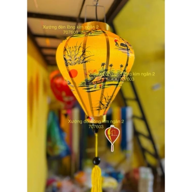 Đèn Lồng Hội An Phong Cảnh Đẹp - Trang Trí Nhà Cửa, Chùa Miếu Giá Tốt 25000đ 15