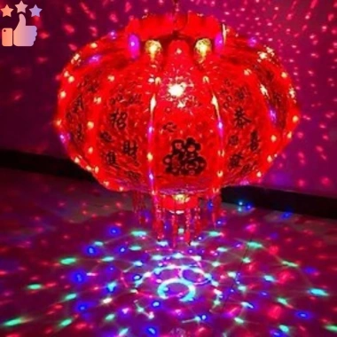 Đèn Lồng LED Điện Tử Trang Trí Ngày Tết Quay 360 - Giá Ưu Đãi 270k