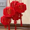 Đèn Lồng LED Treo Tết 5m 6 Bóng Lớn 15cm – Ánh Sáng Lung Linh, Dùng Ngoài Trời