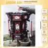 Đèn lồng nhựa giả gỗ lục giác 6 cạnh hoa văn – Trang trí lễ Tết, chỉ 219.000 VNĐ sỉ lẻ
