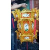 Đèn lồng nhựa giả gỗ lục giác 6 cạnh hoa văn – Trang trí lễ Tết, chỉ 219.000 VNĐ sỉ lẻ 10