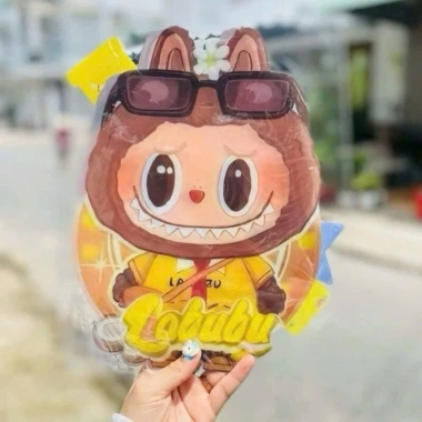 Đèn lồng trung thu 2.024 Labubu Hottren - Đèn nhạc phát sáng, an toàn cho bé, giá chỉ 24.500₫