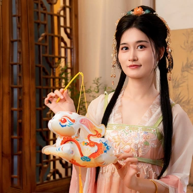Đèn Lồng Trung Thu 2.025 Thỏ Trắng DIY Handmade - Trang Trí Lễ Hội, Quà Tặng 49k