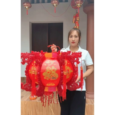 Đèn Lồng Xoay 360 Độ Mẫu Cầu Rồng - Trang Trí Tết Giá Giảm 399.000 VNĐ 2