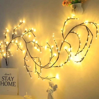 Đèn Mây LED Trang Trí Tường Giáng Sinh - Dây Đèn Sân Vườn, Tiệc, Giá Chỉ 79.000 2