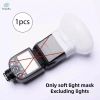 Đèn mềm đa năng màu trắng, vỏ mái vòm khuếch tán, phản quang nhấp nháy cho cửa hàng – 184.800₫ 3
