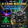 Đèn moving 6 cánh mắt ong xoay 360 độ, từ xa bắt nhạc - 1.594.000 VND cho sân khấu