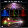 Đèn moving 6 cánh mắt ong xoay 360 độ, từ xa bắt nhạc - 1.594.000 VND cho sân khấu 7