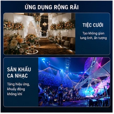 Đèn moving 6 cánh mắt ong xoay 360 độ, từ xa bắt nhạc - 1.594.000 VND cho sân khấu 9