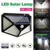 Đèn năng lượng mặt trời 100 LED siêu sáng, cảm biến chuyển động, tự động bật tắt khi tối, chống nước, gắn vách FREE 7