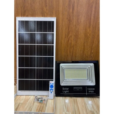 Đèn năng lượng mặt trời 1.000W chuẩn Xi, tấm pin 35x70cm nhôm đúc, siêu sáng 13-15h, siêu bền - Giá 1,7 triệu