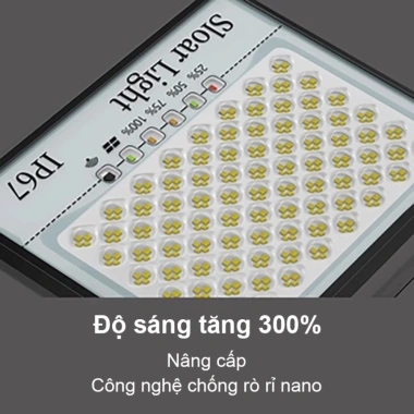 Đèn năng lượng mặt trời 3.000W Pin Mono IP69 Siêu sáng – Đèn Chống Loa Mắt Ngọc, chỉ 399.000₫
