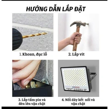 Đèn năng lượng mặt trời 3.000W Pin Mono IP69 Siêu sáng - Đèn mắt ngọc giá 399.000₫
