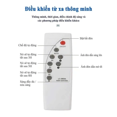 Đèn năng lượng mặt trời 5.000W siêu sáng - chiếu sáng 8-10h, chuẩn IP69, bền bỉ, tiết kiệm năng lượng, giá chỉ 459.000 9