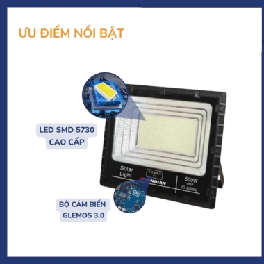 Đèn năng lượng mặt trời 500W JD-8.500L - Tiết kiệm điện, giá ưu đãi 3.01 triệu 8 Đèn năng lượng mặt trời 500W JD-8.500L - Tiết kiệm điện, giá ưu đãi 3.01 triệu 8