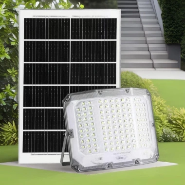 Đèn năng lượng mặt trời 600W Thấu kính kim cương mắt ngọc – Pin Mono, Sáng xuyên đêm, Chống nước IP68 – Giá 899.000₫