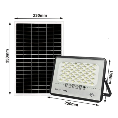 Đèn năng lượng mặt trời chống chói 50-300W IP67 kèm remote - Giá chỉ 469.000₫