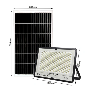 Đèn năng lượng mặt trời chống chói 50-300W IP67 kèm remote - Giá chỉ 469.000₫ 5 Đèn năng lượng mặt trời chống chói 50-300W IP67 kèm remote - Giá chỉ 469.000₫ 5