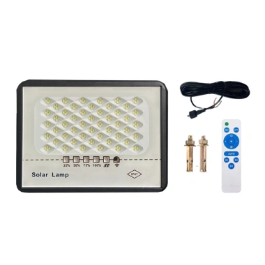 Đèn năng lượng mặt trời không pin kèm remote và dây - Chống chói 50-300W, giảm giá 379k