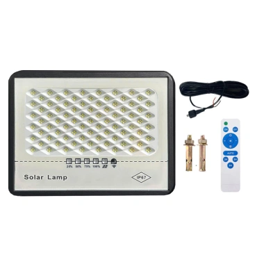 Đèn năng lượng mặt trời không pin kèm remote và dây - Chống chói 50-300W, giảm giá 379k