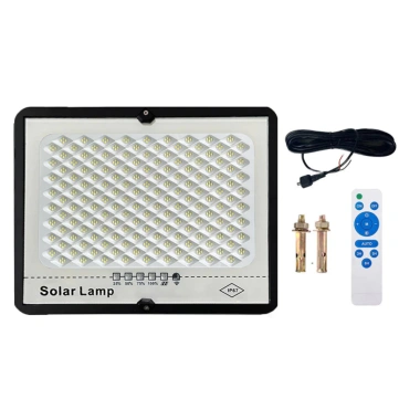 Đèn năng lượng mặt trời không pin kèm remote và dây - Chống chói 50-300W, giảm giá 379k