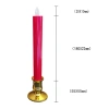 Đèn Nến LED 25cm Đỏ Chân Đế, Đèn Cầy Thờ, Pin 3A, Không Khói, An Toàn - 62.000₫ 5