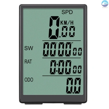 Đèn nền Sunding, Máy tính không dây Freewalker, Đồng hồ LCD xanh, Chống nước 2.023 - Giá 374.859 VND