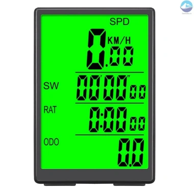 Đèn nền Sunding, Máy tính không dây Freewalker, Đồng hồ LCD xanh, Chống nước 2.023 - Giá 374.859 VND 4